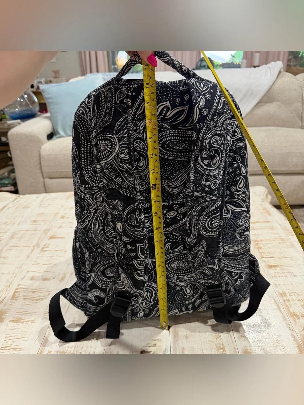 Vera Bradley Essential Large Backpack in Stellar Paisley